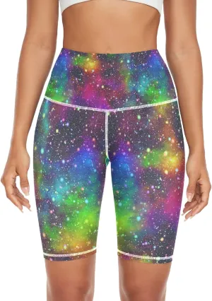 Women's Tummy Control Yoga Leggings, Shorts with Back Pocket, Capri Pants XS-XXL