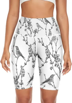 Women's Tummy Control Yoga Leggings, Shorts with Back Pocket, Capri Pants XS-XXL