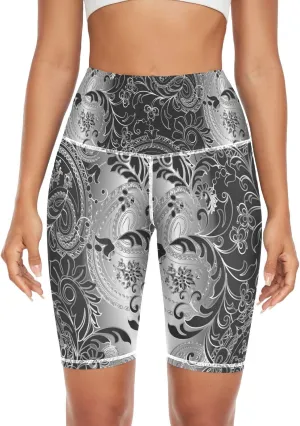 Women's Tummy Control Yoga Leggings, Shorts with Back Pocket, Capri Pants XS-XXL