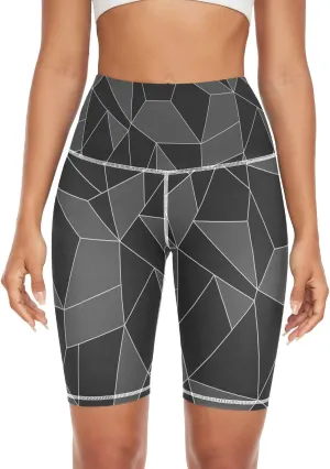 Women's Tummy Control Yoga Leggings, Shorts with Back Pocket, Capri Pants XS-XXL
