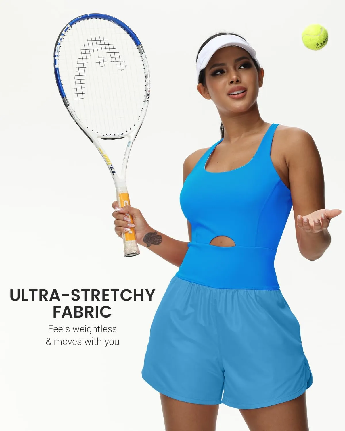 Womens Workout Romper Sexy Sleeveless Athletic Rompers One-Piece Running Onesie Jumpsuit Summer Gym Casual Valentine Gift