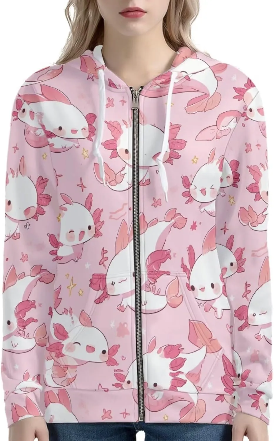 Womens Zip Up Hoodie Jacket Fashion Sweatshirts Clothing