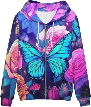 Womens Zip Up Hoodie Jacket Fashion Sweatshirts Clothing