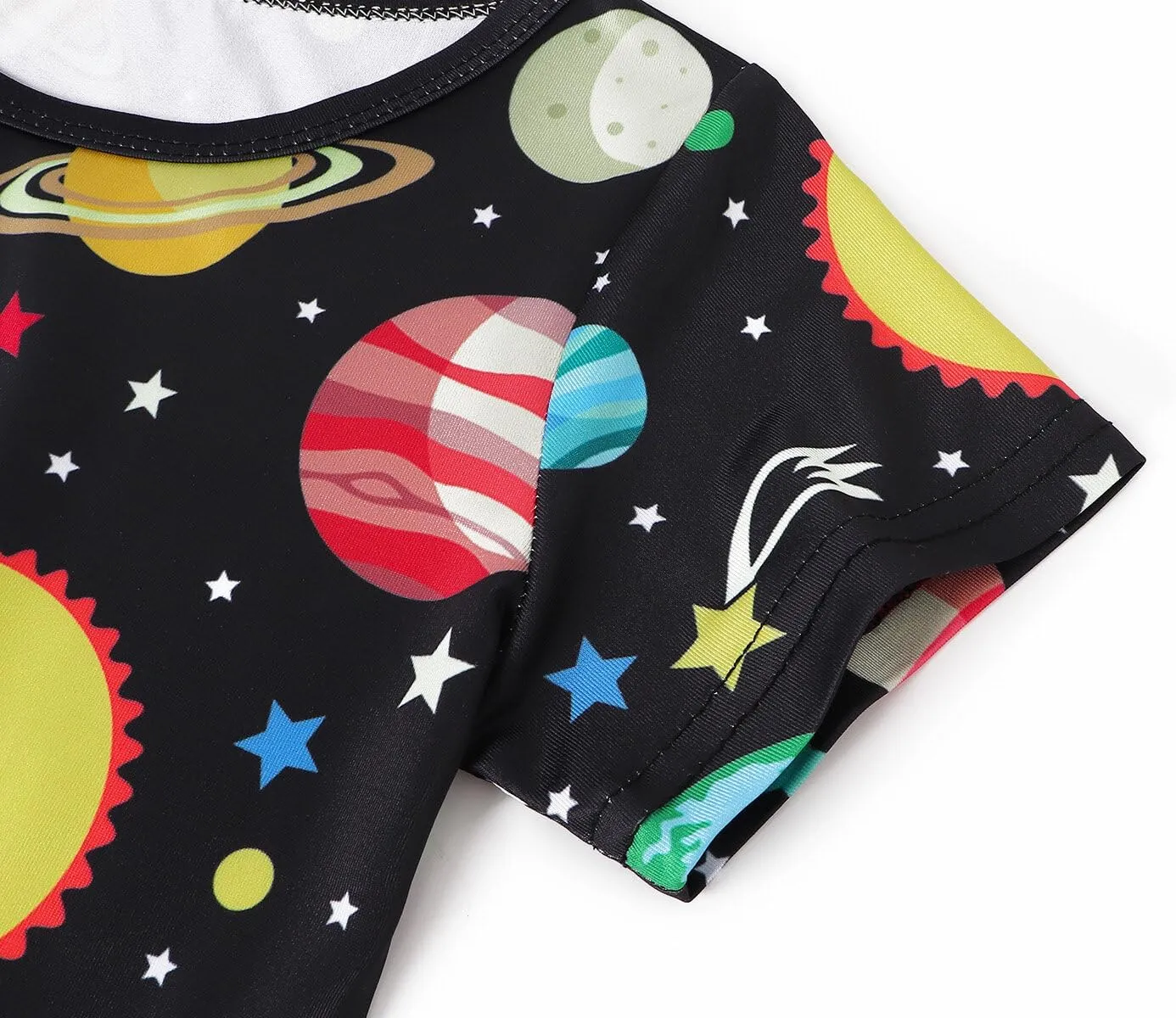 WonderBabe Girls Dresses Toddler Dinosaur Summer Sundress Kids Short Sleeve School Casual A Line Twirly Skater Dresses
