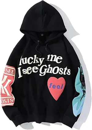 Y2K Men's and Women's Hip Hop Graffiti Letter Hoodie Sweater Loose Hoodie