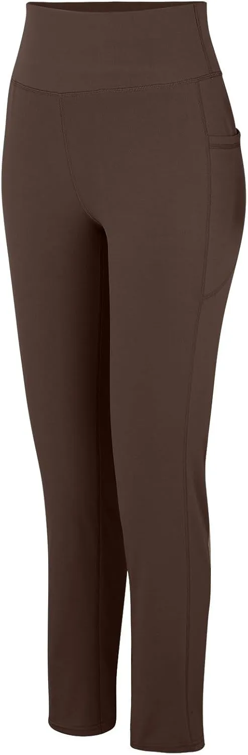 Yoga Pants Pants Women's Wide Casual Slim Leg Pants Loose Yoga Color Yoga Crossover Yoga Pants with Tummy Control