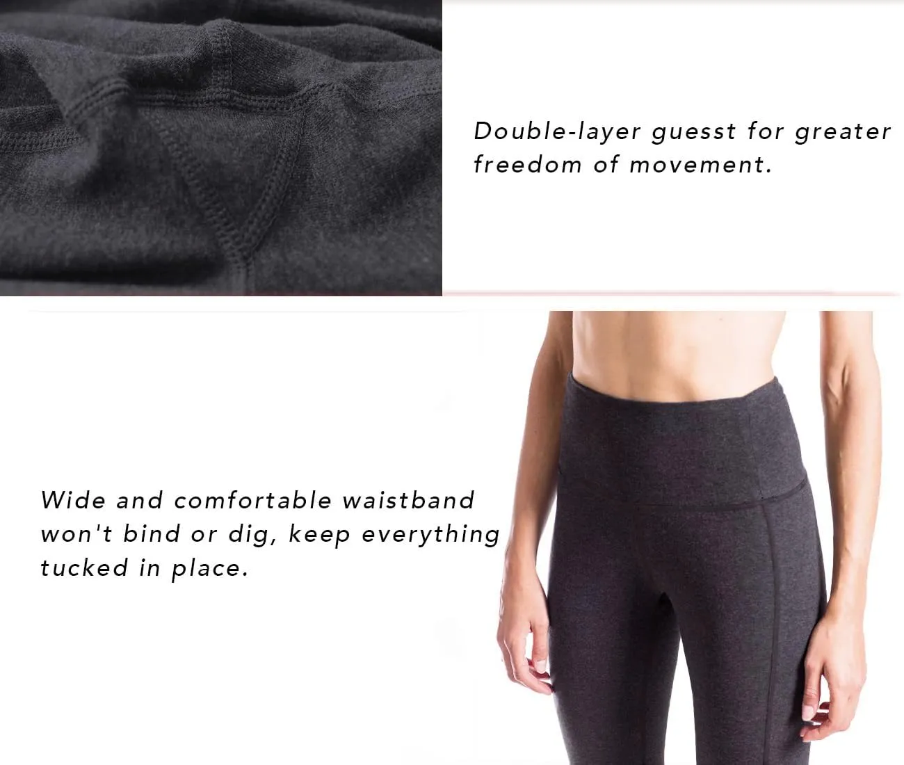 Yogipace Petite Women's 23"/25" High Waisted Yoga Leggings Ankle Length Acitve Pants