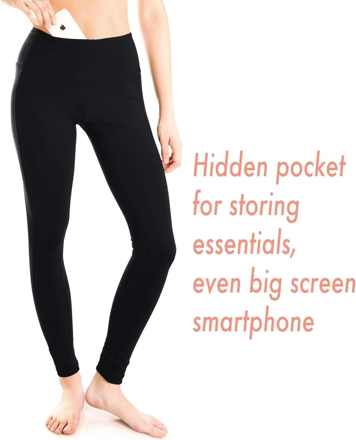 Yogipace Petite Women's 23"/25" High Waisted Yoga Leggings Ankle Length Acitve Pants
